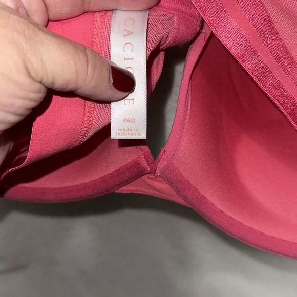 NWT Cacique Boost Plunge bra size 46D - Picture 7 of 7